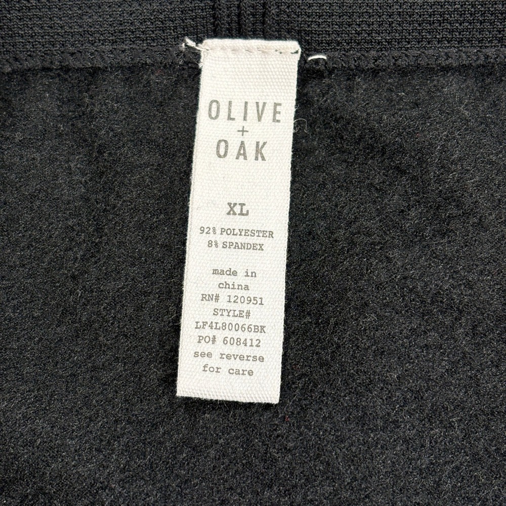 Olive + Oak Black Snake Print Leggings XL Pull On Stretch Skinny Pants - Picture 7 of 13